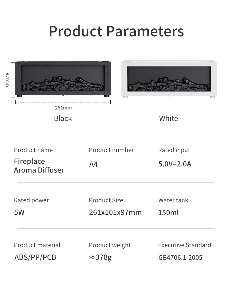 Fireplace Simulation Flame Aromatherapy Machine