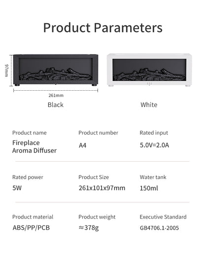 Fireplace Simulation Flame Aromatherapy Machine
